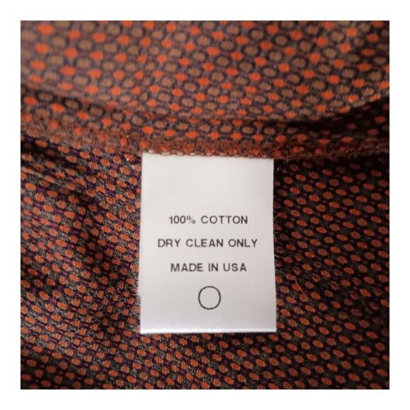 Creatures of the Wind Blouse Button Front Shirt Top Twist Knot Brown Women's 10 - Picture 4 of 4